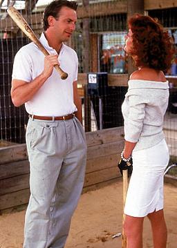 Bull Durham Kevin Coster & Susan Sarandon in "Bull Durham"